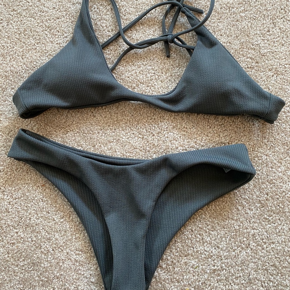 Gray zaful bikini